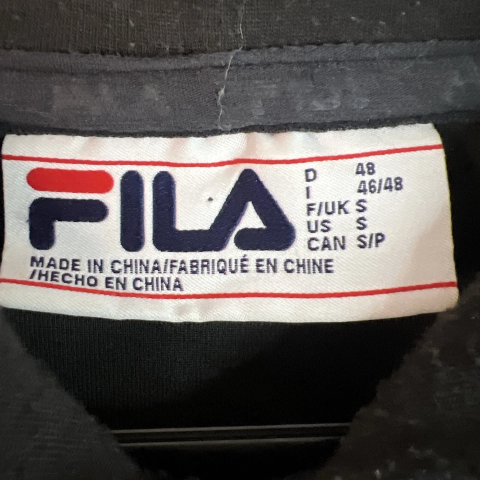 FILA Heritage Cruspin’ sudadera con capucha de buceo para hombre pequeña jamaicana negra amarilla verde Foto 3 de 4