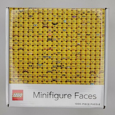 LEGO Minifigure Faces 1000 Piece Jigsaw Puzzle - 25'' x 20''