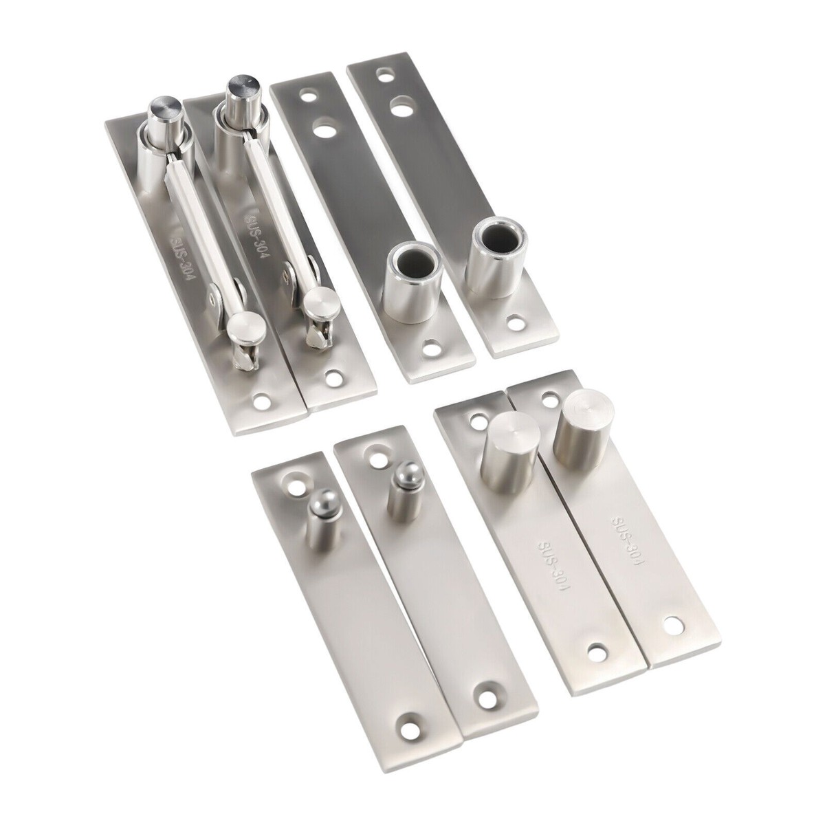 2-Set Heavy Duty 360° Rotating Hidden Bookcase Hinge Secret Door