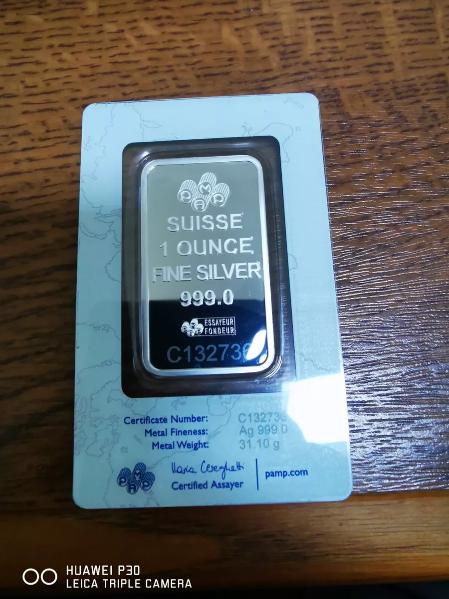 Pamp Suisse Fortuna 1 Ounce Silver Bar in Assay Card (Gen 2)