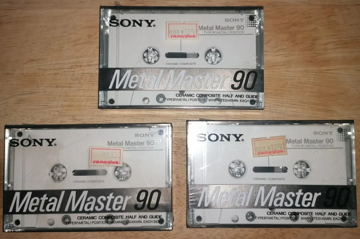 Sony METAL MASTER 90 Audio tapes - Sealed | eBay
