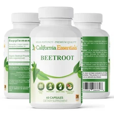 Beetroot 1300mg - Non GMO & Gluten-Free - 60 Capsules, Pack of 3