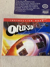 Orb 3D NES With Manual/ Box Nintendo Wizard Space 90s VTG  G946