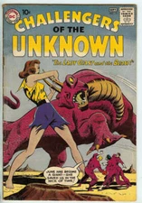 CHALLENGERS OF THE UNKNOWN #15 3.0 // DC COMICS 1960