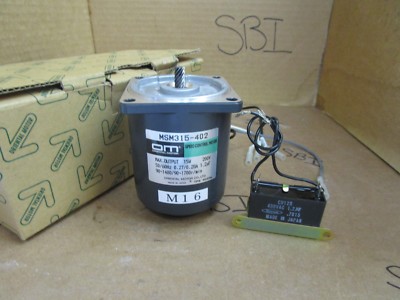 Oriental Motor Speed Control Motor MSM315-402 MSM315402 15W 200V 0.28A 1.2uF New