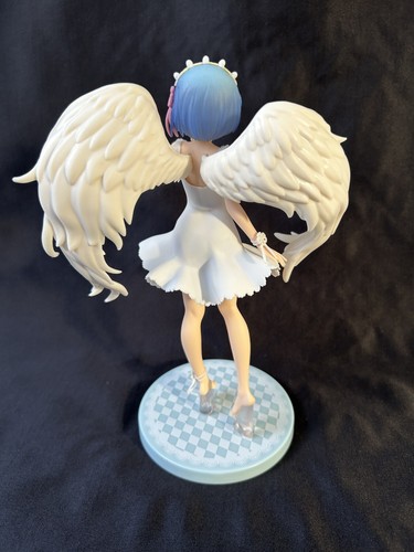 RE:ZERO REM Oni Tenshi Demon Angel Version LPM Doll Figure used mint from Japan - Picture 3 of 12