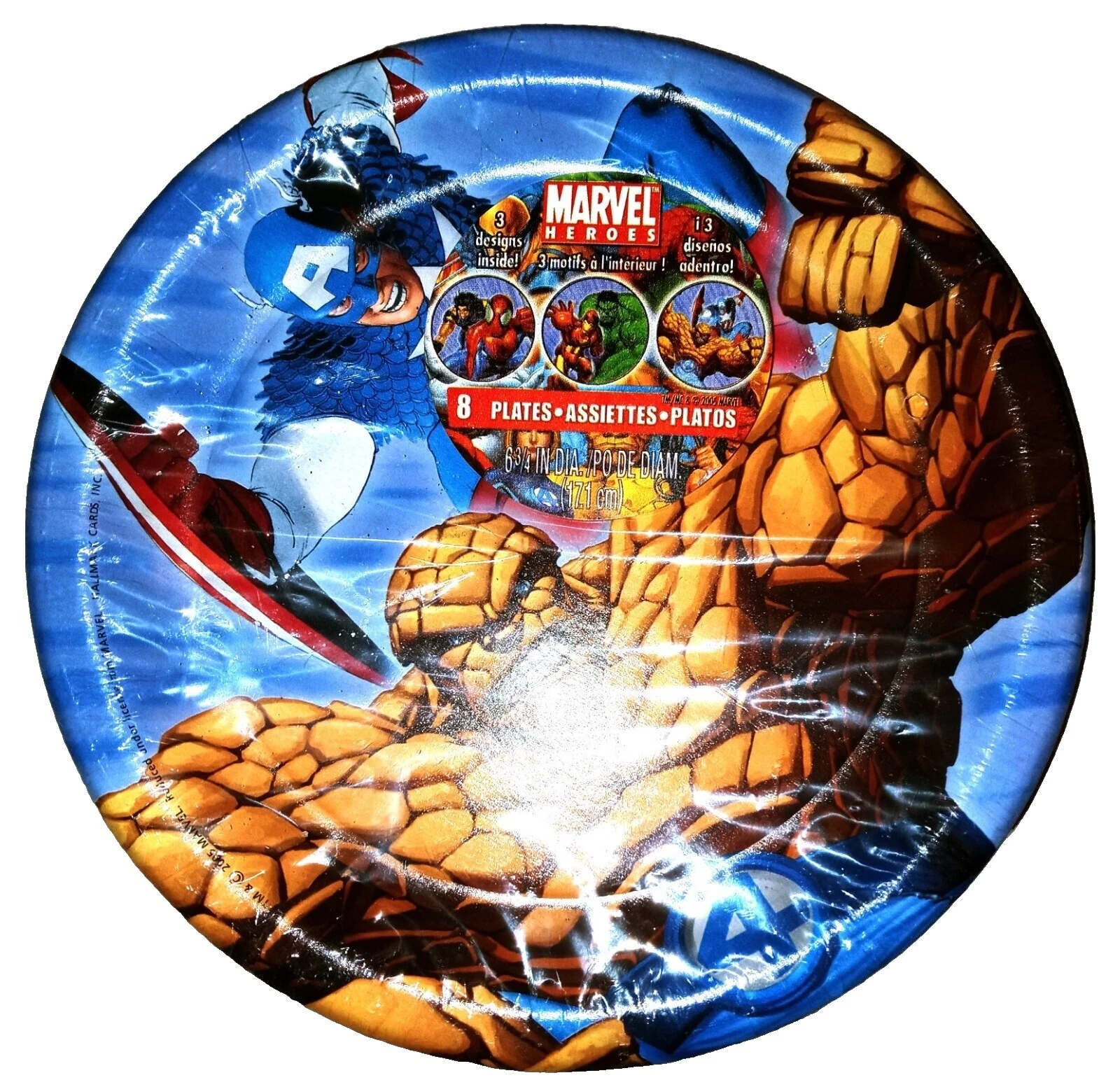 Platos de papel Marvel