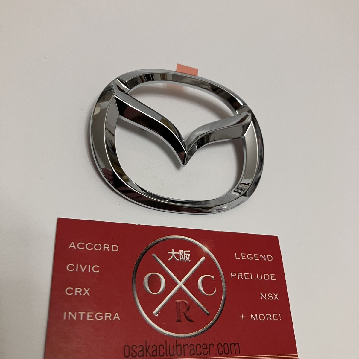 LOGOS JINMAKU-BB ¥18,700 New Genuine OEM Mazda RX-7 Spirt R Rear Emblem Trunk Badge