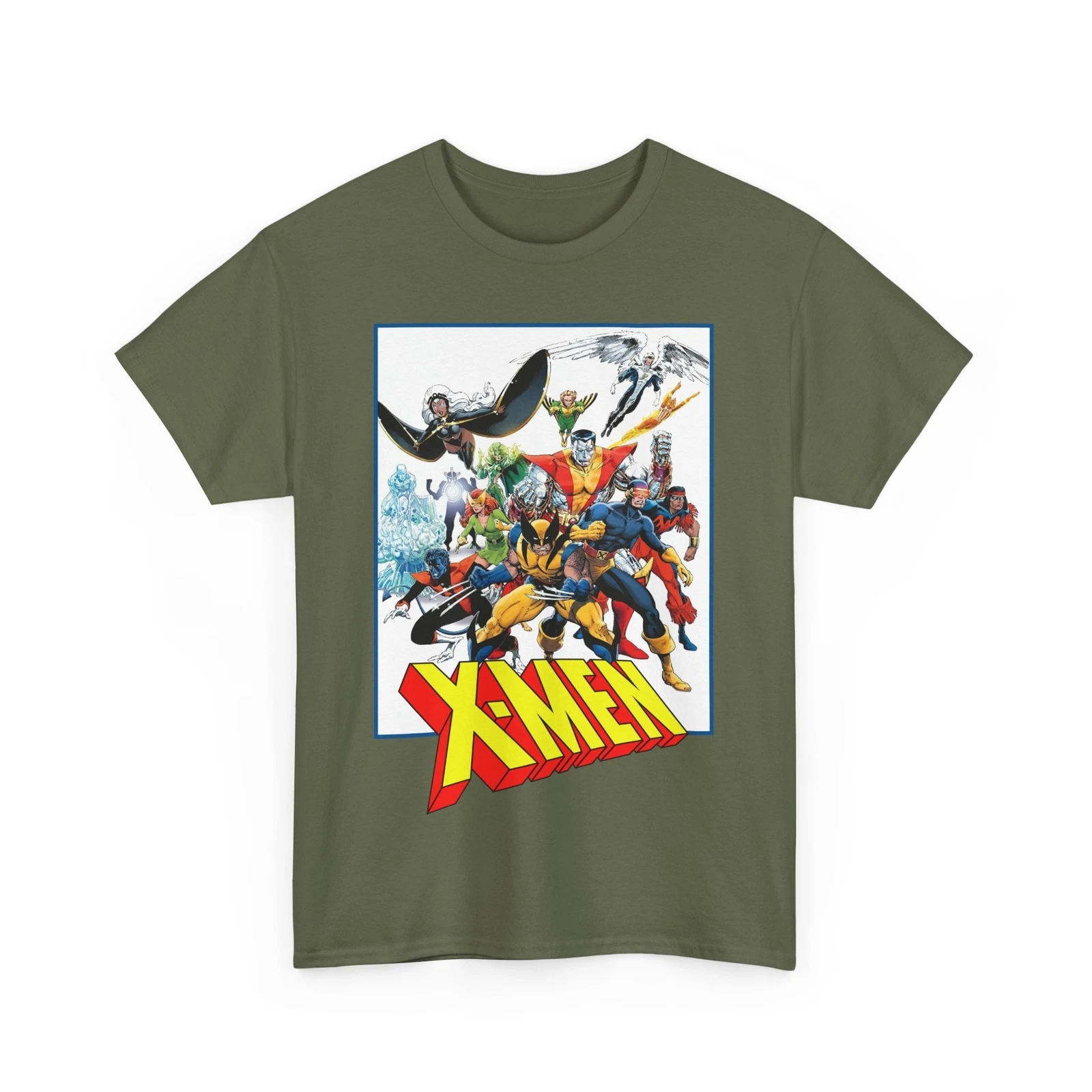 X-Men T-Shirt - Classic Arthur Adams Art - Marvel Comics - Wolverine, Colossus