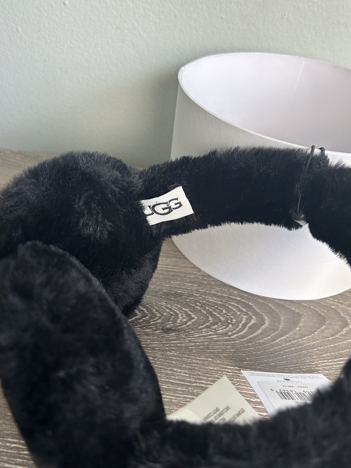 UGG Australia Women’s Black Faux Fur Earmuffs New with Box Authentic image 7