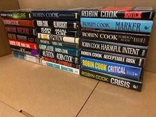 Lot of 10 ROBIN COOK MEDICAL Thriller Mystery ALL Hardcover HB HCDJ Books MIX