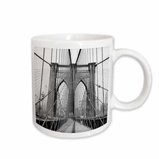 3dRose Brooklyn Bridge, 1948, New York  Mug