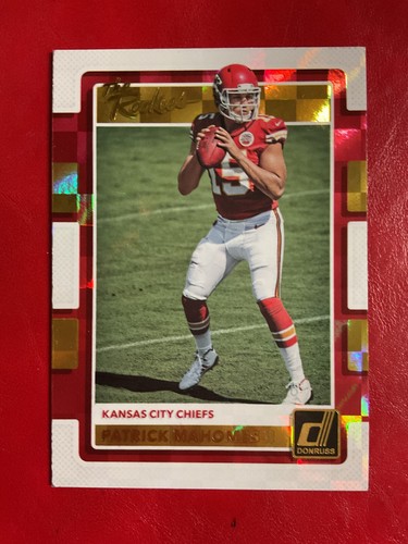 Patrick Mahomes II #GF-PM 2020 Panini Score Game Face card