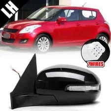 Electric Side Wing Mirror Left 7 Wire With Signal Light Suzuki Swift 2012-2017