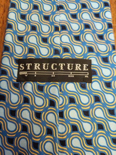 Structure ~ Diagonal Infinity Necktie ~ Excellent Condition - Picture 6 of 6