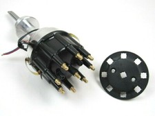 Chrysler 440 Pro Billet Race Aluminum Distributor Black Cap D33166BK
