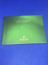 ROLEX Oyster perpetual Yacht Master II Booklet In ENGLISH
