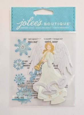 Jolee's Winter Angel & Snowflakes Christmas Scrapbooking Stickers