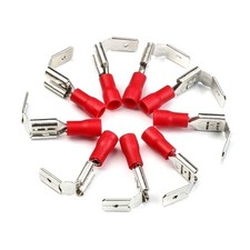 25Pcs Piggyback Male/Female Spade 22-16 GA Quick Wire Disconnect Wire Connectors