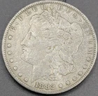 1882 P Philadelphia Mint US Morgan Silver Dollar