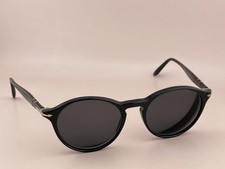 Persol Sunglasses FRAME ONLY 3092-V 9014 Black 50-19-145 Italy Round Full Rim