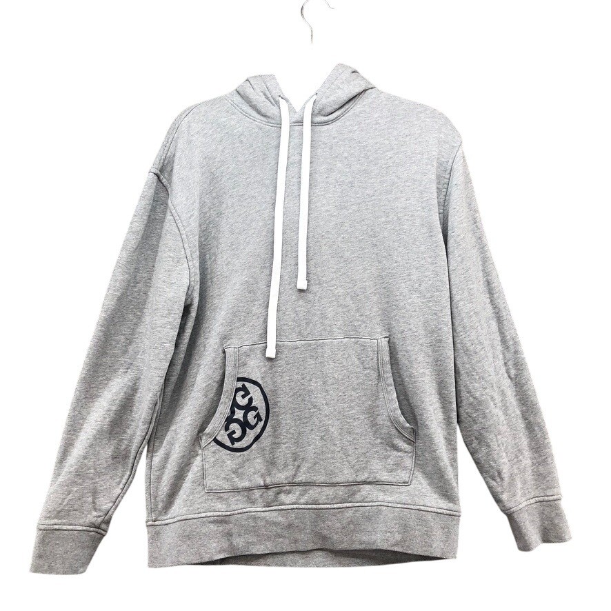G/FORE Hoodie Mens Medium Gray Circle G's Logo Pullover Sweatshirt Activewear