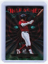 2025 Donruss - Unleashed Green Laser #16 Marcelo Mayer Boston Red Sox