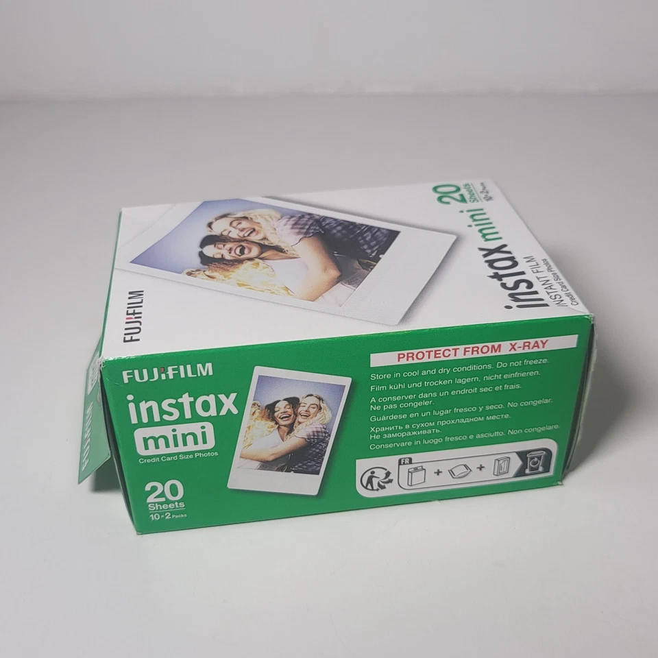 Fujifilm Instax Mini Pack 20 Fogli Cartucce CHIUSO SCADUTE MA FUNZIONANTI - Immagine 4 di 4