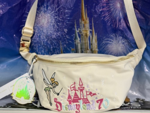 NWT Stoney Clover Lane Disneyland 70th Anniversary Jumbo Tinkerbell Belt Bag