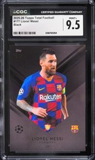 2025-26 Topps Total Football La Liga Lionel Messi /35 CGC 9.5 Mint SP Barcelona