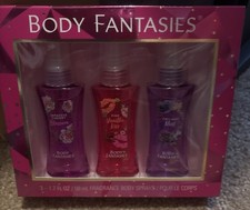Body Fantasies Fragrance Body Sprays 3 - 1.7 FL OZ Gift Set
