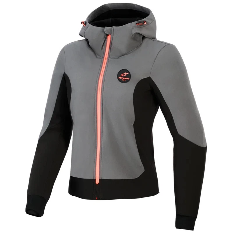 Alpinestars Stella Radium Tech Hoodie Deep Grey Black, photo 1 of 2