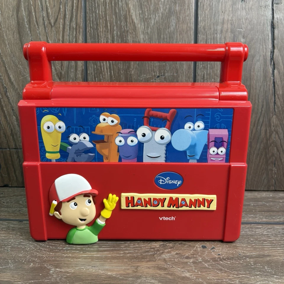 Vtech Disney Handy Manny Interactive Learning Laptop English & Spanish Tools - Image 2 of 4