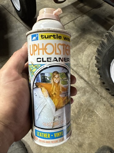 Vintages Turtle Wax Upholstery Cleaner Automotive Leather Garage