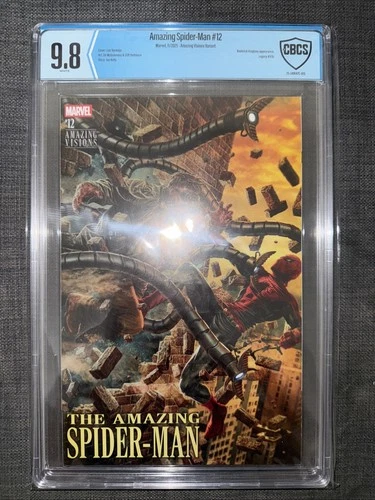 Marvel Comics Amazing Spider-Man #12 Amazing Visions Lee Bermejo Cover CBCS 9.8