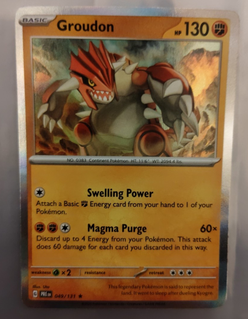 Groudon 049/131 Holo Rare Near Mint Pokemon Card