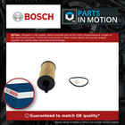 Oil Filter fits BMW 318D 2.0D 10 to 15 N47D20C Bosch 11428507683 Quality New
