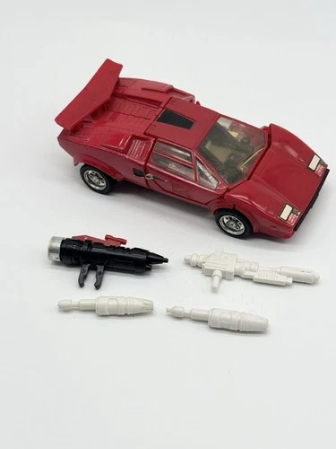 VTG Hasbro G1 Transformers Sideswipe Figure W/ Weapons