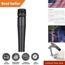 Unidirectional Handheld Vocal Microphone - Ideal for Studio  Stage Performances