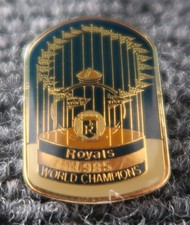 VINTAGE 1985 KANSAS CITY ROYALS WORLD CHAMPIONS PIN - NRMT