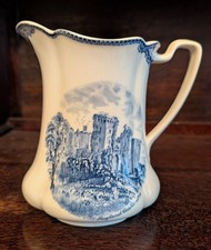 JOHNSON BROTHERS 'Old Britain Castles' Ceramic Jug RAGLAND/RAGLAN CASTLE, Wales