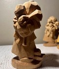 ANRI Juan Ferrandiz Girl With Lambs Carving 6 Pc Progression Set Wood Italy — photo 3
