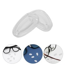 10 Pairs Silicone Eyeglass Nose Pads Air Chamber Non Slip Nose Bridge Support