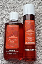 Bath  Body Works VACATION VIBE Fragrance Mist  Body Wash NEW