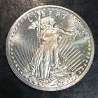 1oz Silver Bullion SAINT GAUDENS COIN STYLE We COMBINE SHIPPING #R881