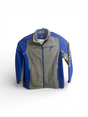Goodyear Racing Jacket Womens 3XL Elevate Vesper Blue Gray Softshell Zip Up