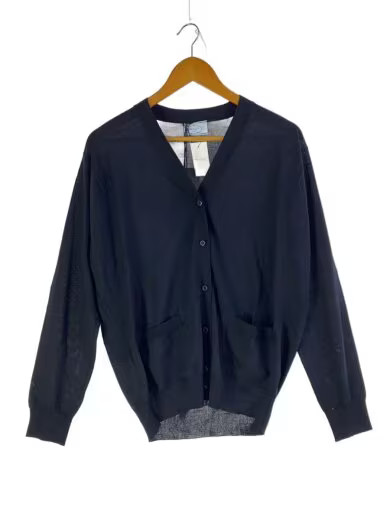 PRADA / 24 Years / Virgin Wool V-Neck Long Sleeve Cardigan / Cardigan (Lightweig