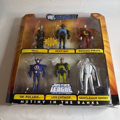 Sealed DC UNIVERSE JUSTICE LEAGUE UNLIMITED MUTINY IN THE RANKS 6 FIGURE PACK! 
