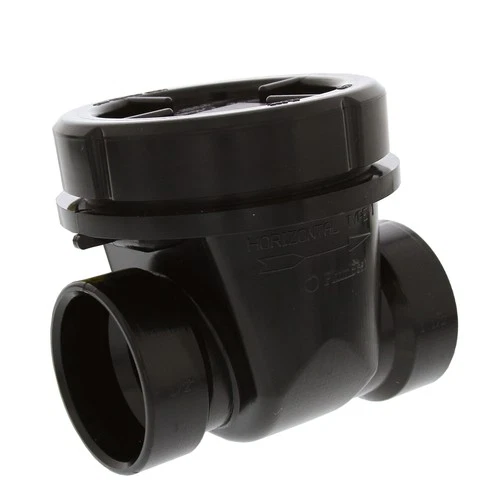 Jones Stephens B05150 1-1/2" ABS Backwater Valve - Black - Picture 2 of 4