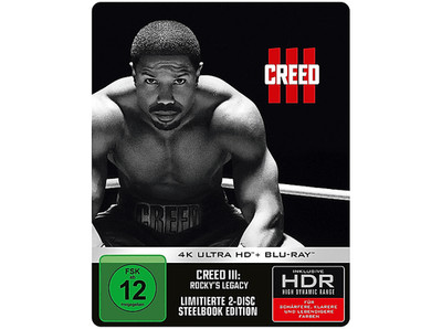 Creed III: Rocky's Legacy Limitiertes SteelBook 4K Ultra HD// NEUWARE